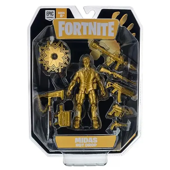 Midas Figure Fortnite Hot Drop Midas-Gold S2
