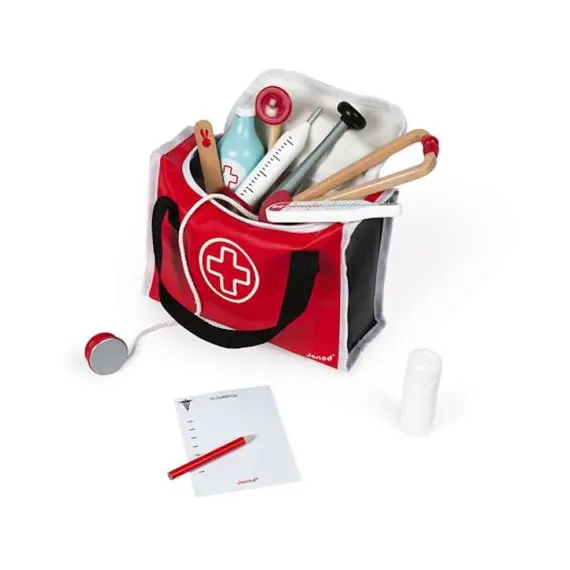 Medical set Janod Game set Janod Doctor's suitcase J06513, 2 image