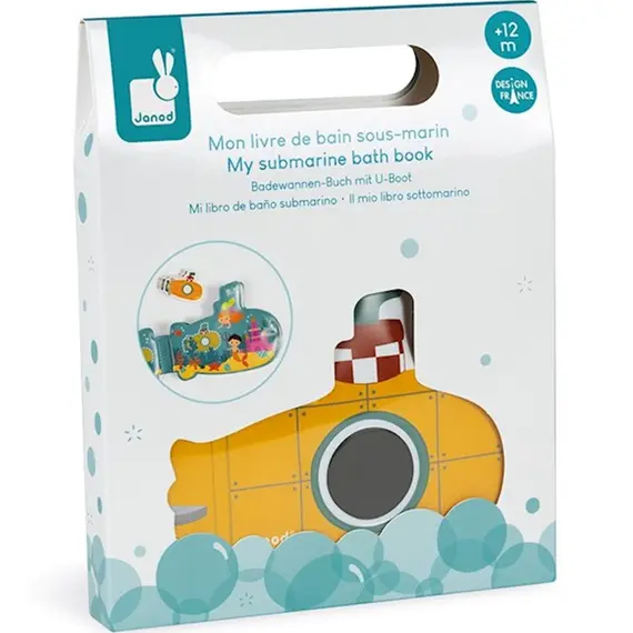აბაზანის წიგნი Janod My Submarine Bath Book  - Primestore.ge