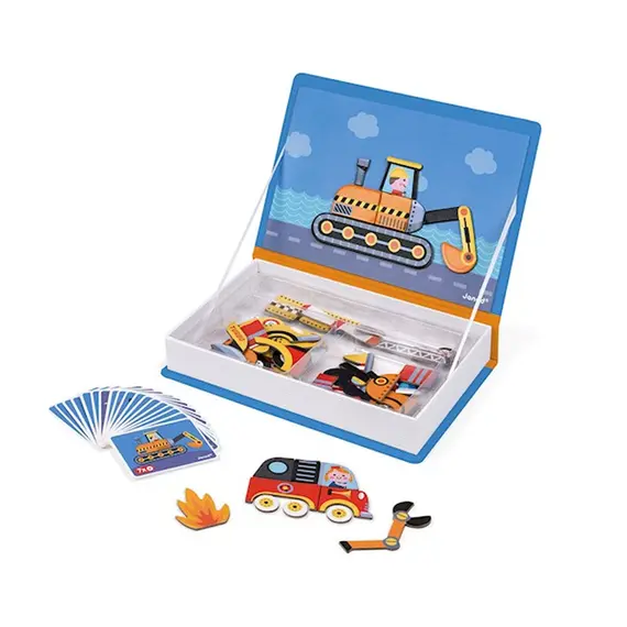 ლოგიკური სათამაშო Janod Magnetic book of Janod Transport J02715 , 5 image - Primestore.ge