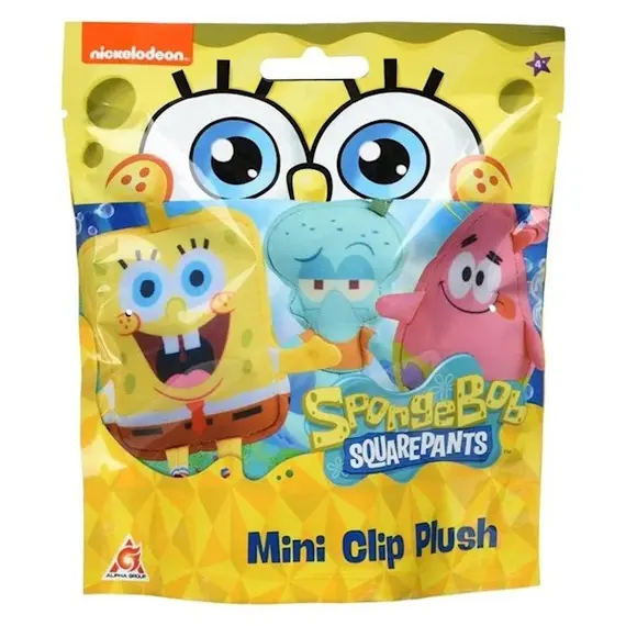 სპანჯბობის გმირები Sponge Bob Square Pants - Mini Key Plush , 8 image - Primestore.ge
