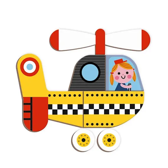 ლოგიკური სათამაშო Janod Magnetic book of Janod Transport J02715 , 3 image - Primestore.ge