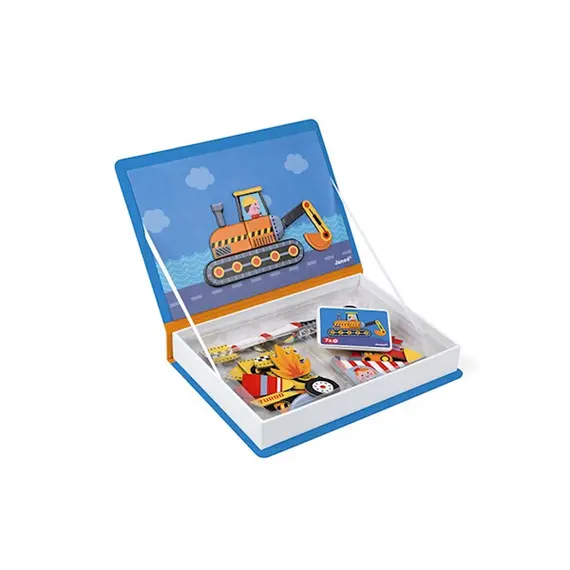 ლოგიკური სათამაშო Janod Magnetic book of Janod Transport J02715 , 4 image - Primestore.ge