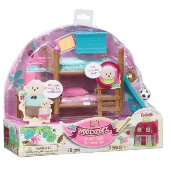 სათამაშო ნაკრები Li`l Woodzeez BUNK BED, KIDS ROOM 6169Z - Primestore.ge