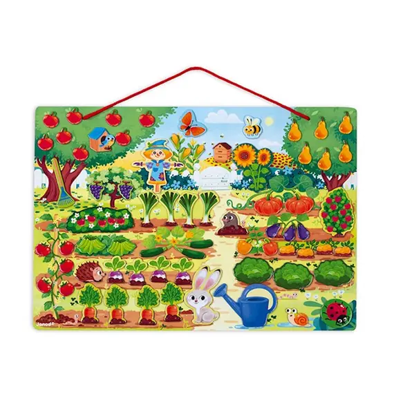 სათამაშო ბოსტანი Janod My Magnetic Garden , 2 image - Primestore.ge