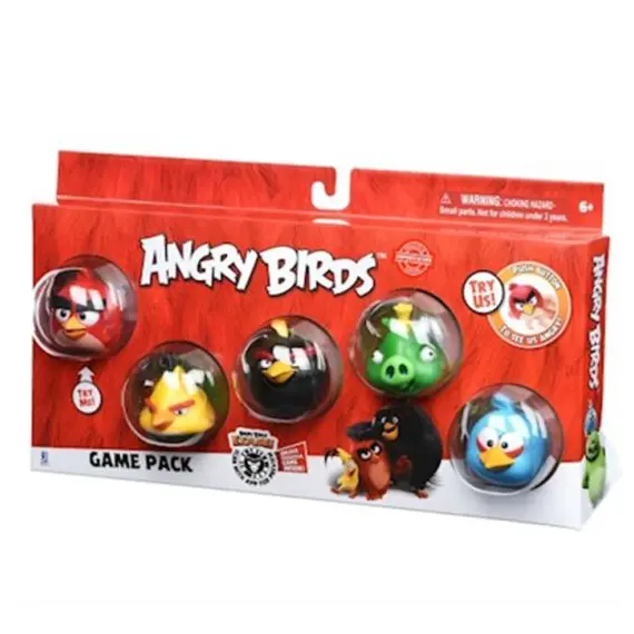 სათამაშო ნაკრები Jazwares ANB - Angry Birds Game Pack (Core Characters)  - Primestore.ge