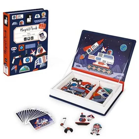 ლოგიკური თამაში Janod Cosmos Magnetic book  - Primestore.ge
