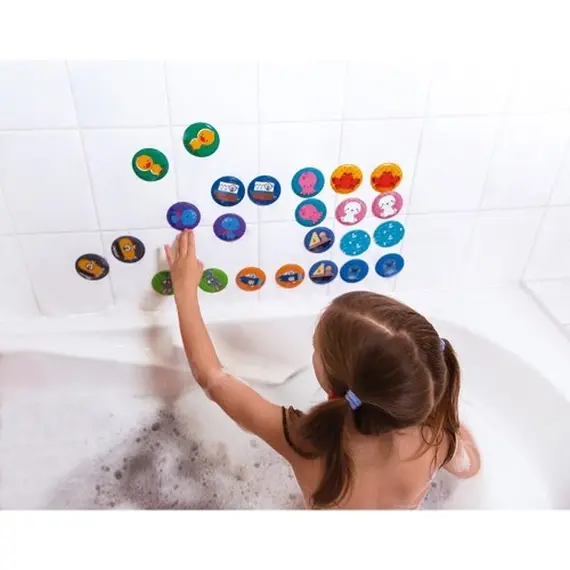 სათამაშო აბაზანისთვის Janod Bath memory 24 cards , 2 image - Primestore.ge