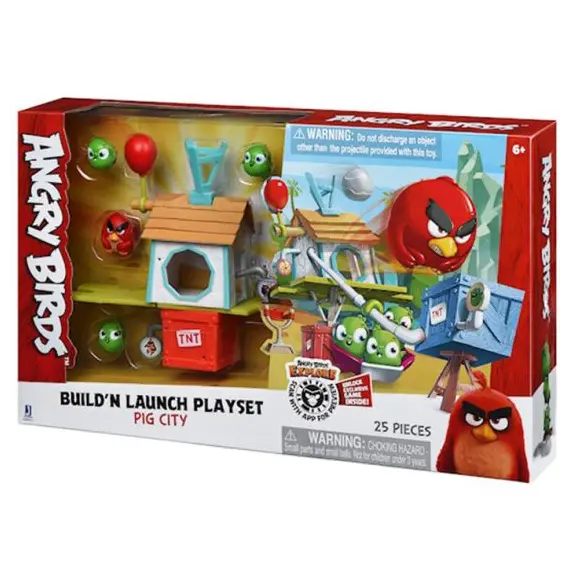Game set Jazwares ANB - Medium Playset (Pig City Build 'n Launch Playset)
