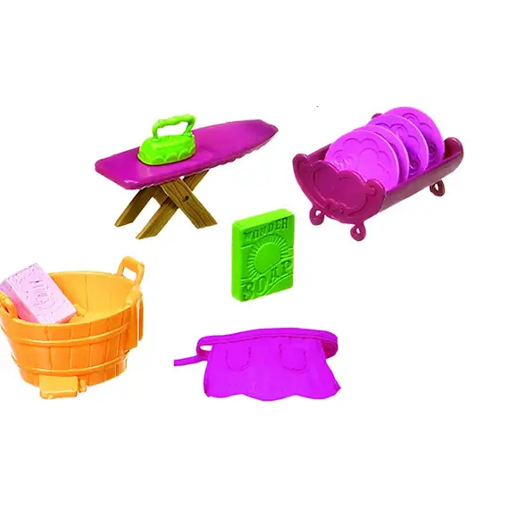 სათამაშო სამზარეულოს ნაკრები Li`l Woodzeez KITCHENETTE & HOUSEKEEPING SET 6125Z , 2 image - Primestore.ge