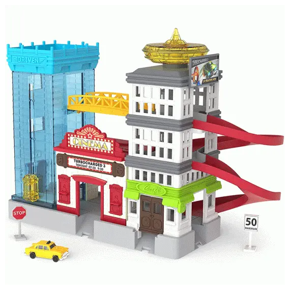 სათამაშო ნაკრები DRIVEN POCKET SERIES BIG CITY PLAYSET , 2 image - Primestore.ge