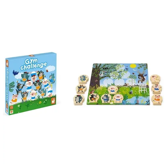 სამაგიდო თამაში Janod Gym Challenge - Board game  - Primestore.ge