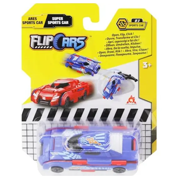 მანქანა Flip Cars 2-in-1 Flip Vehicle- Sports Super Car , 4 image - Primestore.ge