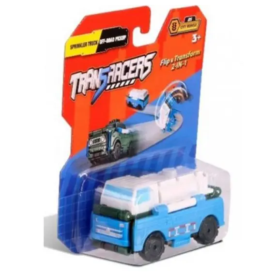 სათამაშო მანქანა TransRacers Sprinkler Truck & Off-road Pickup  - Primestore.ge