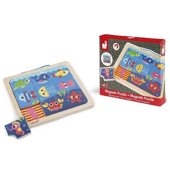 მაგნიტური ფაზლი Janod Magnetic puzzle J08181  - Primestore.ge
