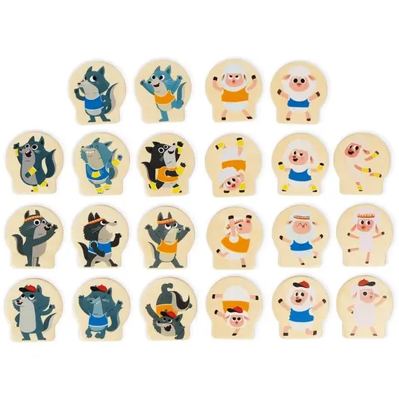 სამაგიდო თამაში Janod Gym Challenge - Board game , 2 image - Primestore.ge