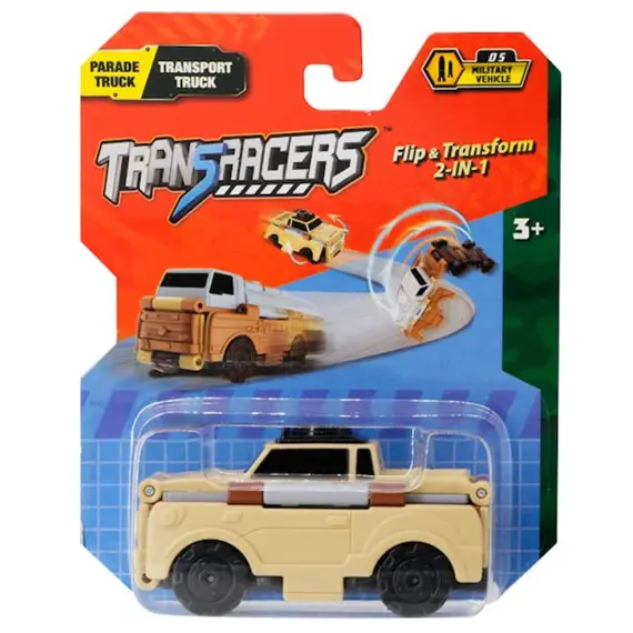 სათამაშო მანქანა TransRacers Parade Truck & Transport Truck  - Primestore.ge