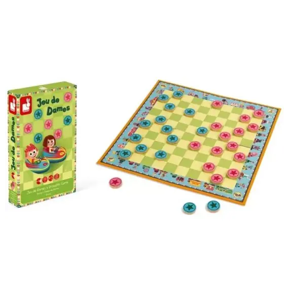სამაგიდო თამაში Janod Board game Janod Checkers J02746  - Primestore.ge