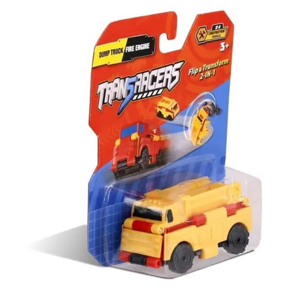 სათამაშო მანქანა TransRacers Dump Truck & Fire Engine  - Primestore.ge
