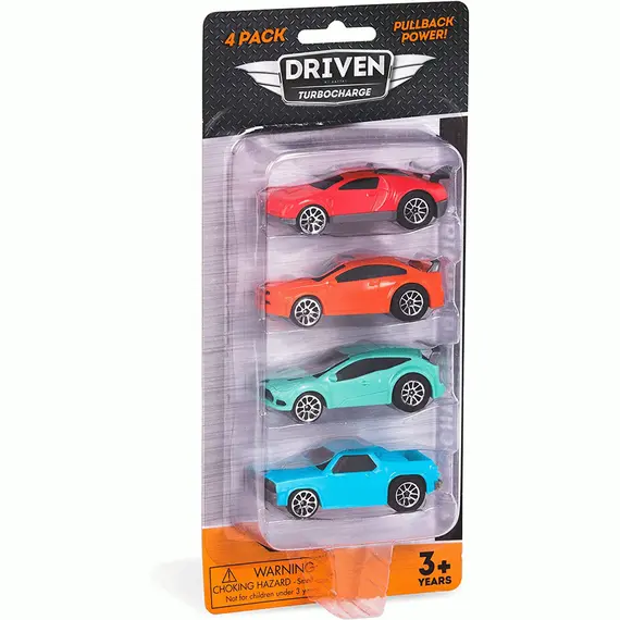 მანქანები DRIVEN TURBOCHARGE PULL-BACK STOCK CARS BLISTER , 2 image - Primestore.ge