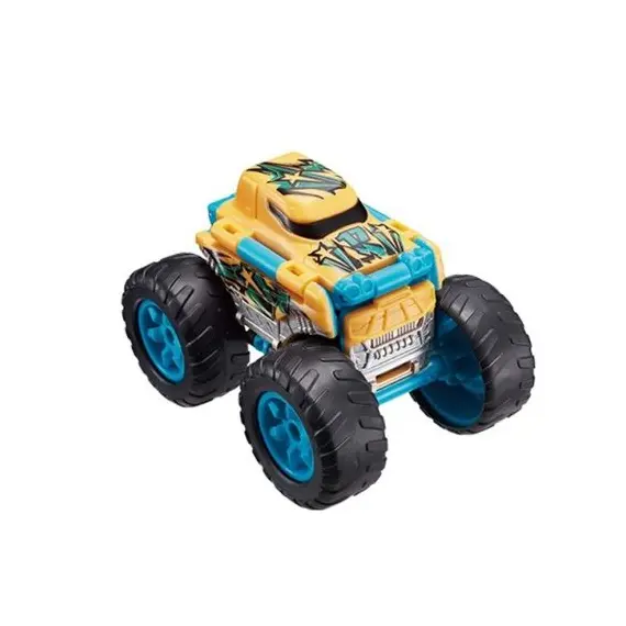 მანქანა Flip Cars 2-in-1 Flip Vehicle- Monster Rhinoceros Truck , 2 image - Primestore.ge