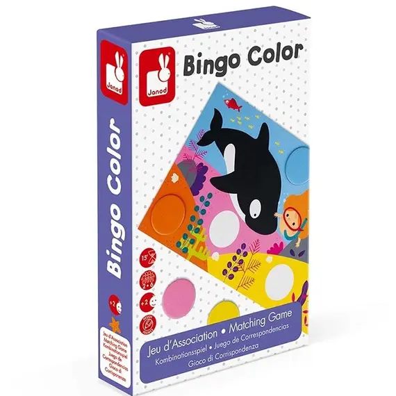 სამაგიდო თამაში Janod Matching game - Bingo color  - Primestore.ge