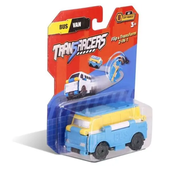 სათამაშო მანქანაა TransRacers Bus & Van  - Primestore.ge