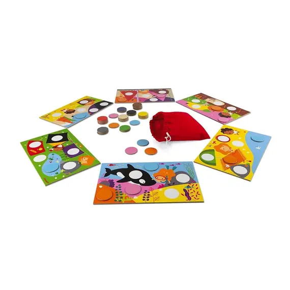 სამაგიდო თამაში Janod Matching game - Bingo color , 5 image - Primestore.ge