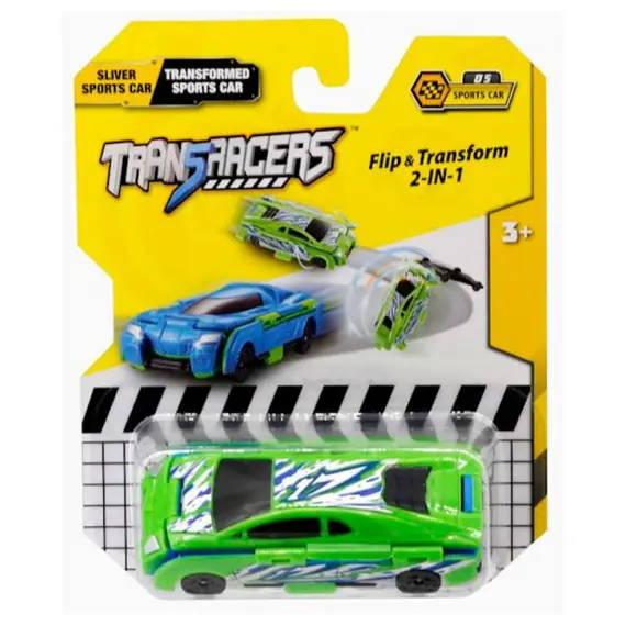 სათამაშო მანქანა TransRacers 2-in-1 Flip Vehicle- Sports Transformed Car  - Primestore.ge