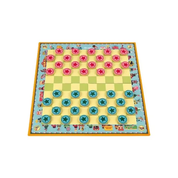 სამაგიდო თამაში Janod Board game Janod Checkers J02746 , 2 image - Primestore.ge