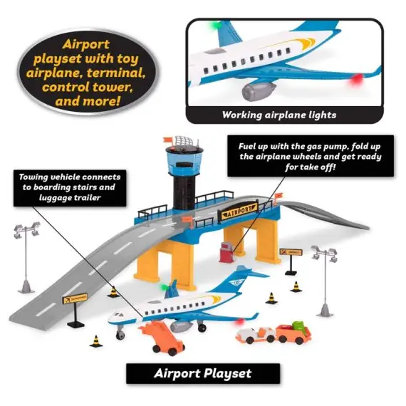 აეროპორტის ნაკრები DRIVEN Game set Airport 32 el. WH1077Z , 3 image - Primestore.ge