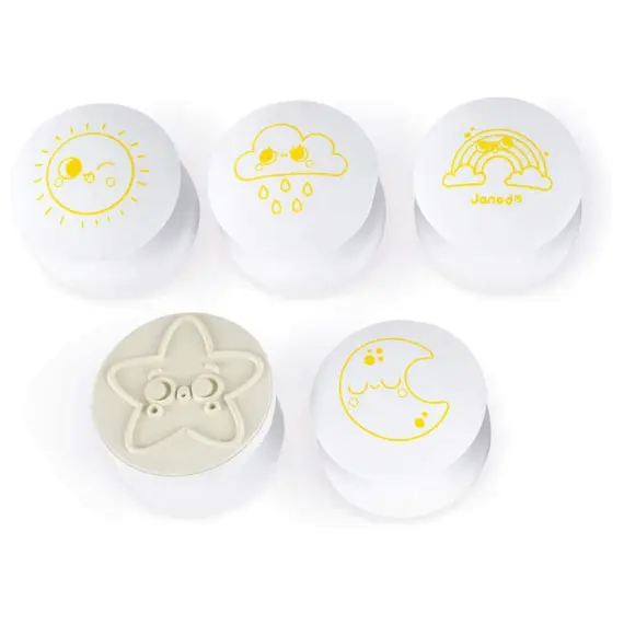 სათამაშო ნაკრები Janod SET OF 5 STAMPINOO BABY DREAM , 2 image - Primestore.ge