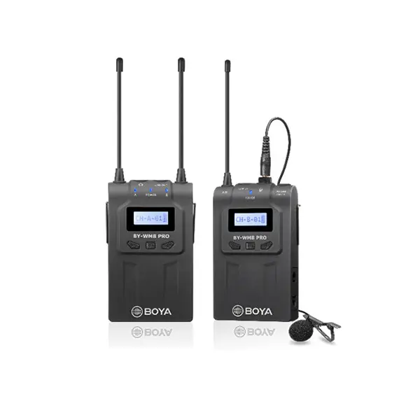 მიკროფონი BOYA BY-WM8 PRO-K1 UHF Wireless microphone  - Primestore.ge
