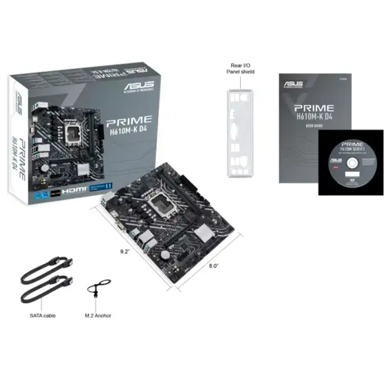 დედა დაფა ASUS H610M-K D4  - Primestore.ge