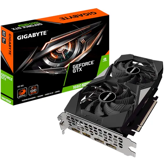 ვიდეო დაფა GIGABYTE GeForce GTX 1660 SUPER 6GB GDDR6  - Primestore.ge