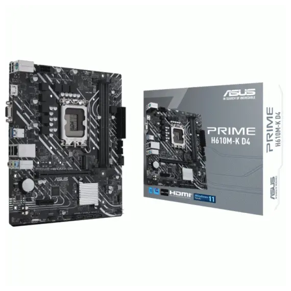 დედა დაფა ASUS LGA PRIME H610M-R D4-SI  - Primestore.ge