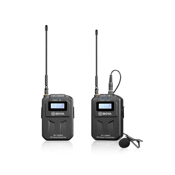 მიკროფონი BOYA BY-WM6S UHF Wireless microphone  - Primestore.ge