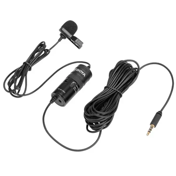 მიკროფონი BOYA BY-M1 Pro Universal Lavalier Microphone  - Primestore.ge