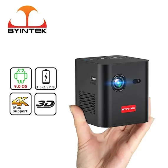 პროექტორი BYINTEK P19 3D Mini Portable Smart Projector , 3 image - Primestore.ge