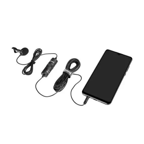 მიკროფონი BOYA BY-M1 Omni Directional Lavalier Microphone , 3 image - Primestore.ge
