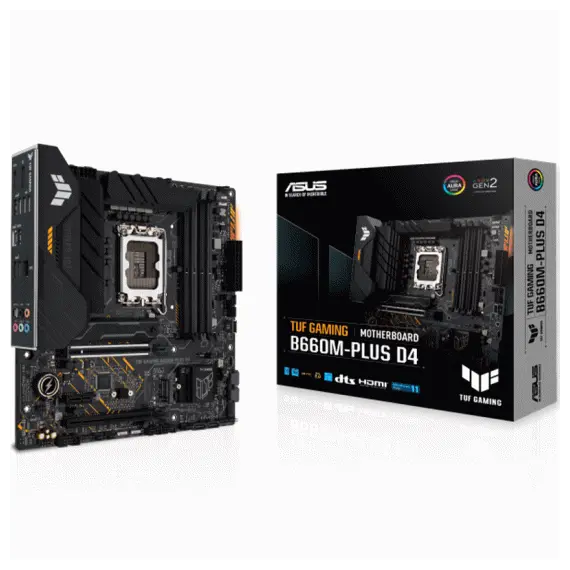დედა დაფა ASUS TUF GAMING B660-PLUS D4  - Primestore.ge