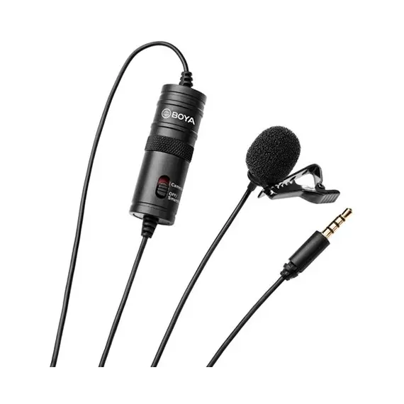 მიკროფონი BOYA BY-M1 Omni Directional Lavalier Microphone , 2 image - Primestore.ge