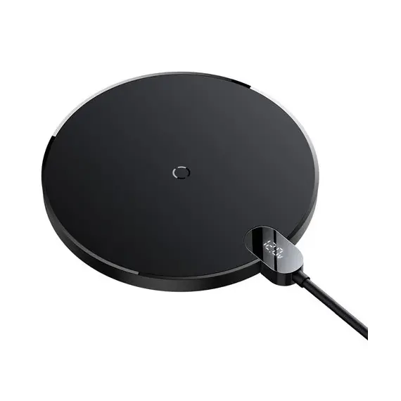 უსადენო დამტენი Baseus Digital LED Display Gen 2 Wireless Charger 15W CCED000001  - Primestore.ge