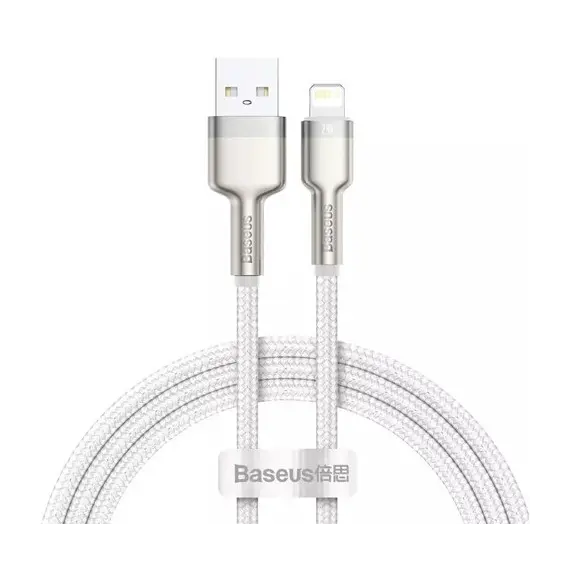კაბელი Baseus Cafule Series Metal Data Cable Lightning 2.4A 1m CALJK-A02  - Primestore.ge