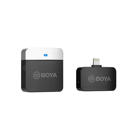 ფოტოაპარატის მიკროფონი BOYA BY-M1LV-D Wireless microphone - Primestore.ge