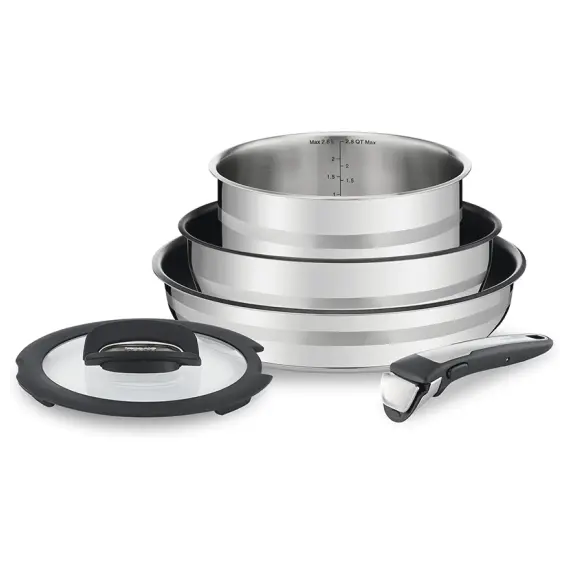 ტაფებისა და ქვაბის ნაკრები TEFAL L9569032  - Primestore.ge