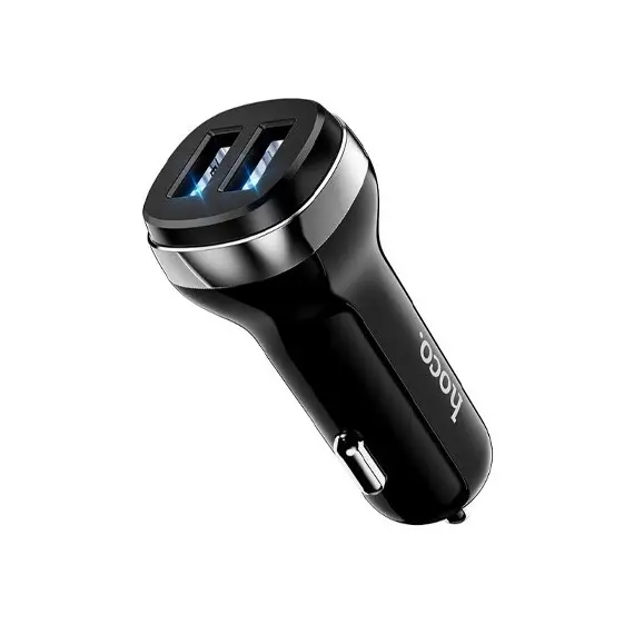 მანქანის დამტენი Hoco Superior Dual Port Car Charger Z40  - Primestore.ge