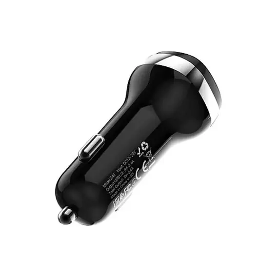 მანქანის დამტენი Hoco Superior Dual Port Car Charger Z40 , 2 image - Primestore.ge