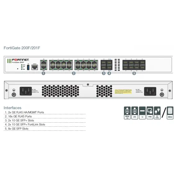 სვიჩი FORTINET 18 x GE RJ45 , 2 image - Primestore.ge