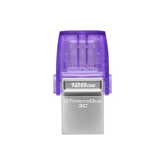 USB ფლეშ მეხსიერება Kingston 128GB USB 3.2 Gen1 + Type-C DT microDuo 3C R200MB/s , 2 image - Primestore.ge